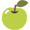 Green Apple emoji on Google